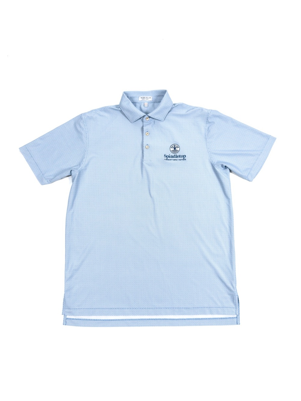 Peter Millar Galiza Performance Mesh Polo Men’s L | Sailor Blue MS25EK53S LOGO